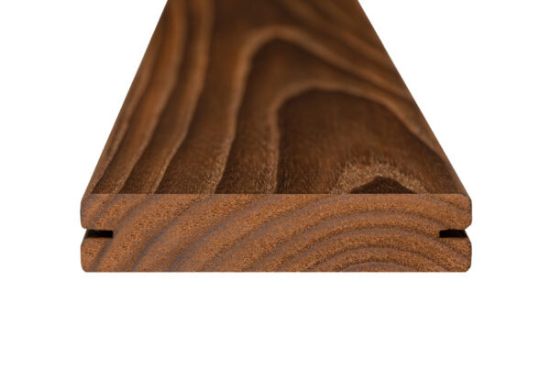 Picture of Thermory Ash decking 20x95mm 2.4m Edge+End grooved