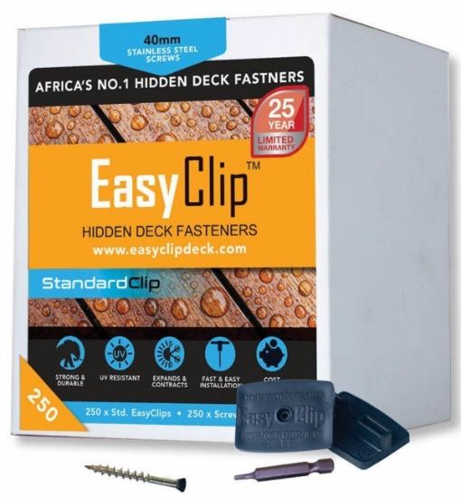 Picture of EasyClip Coastal Timber clips and screws (Pack of 250)