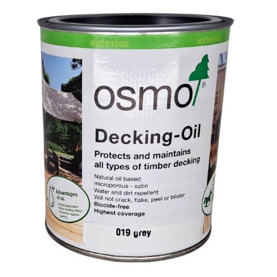 Picture of Osmo Decking Oil 019 Grey 750ml