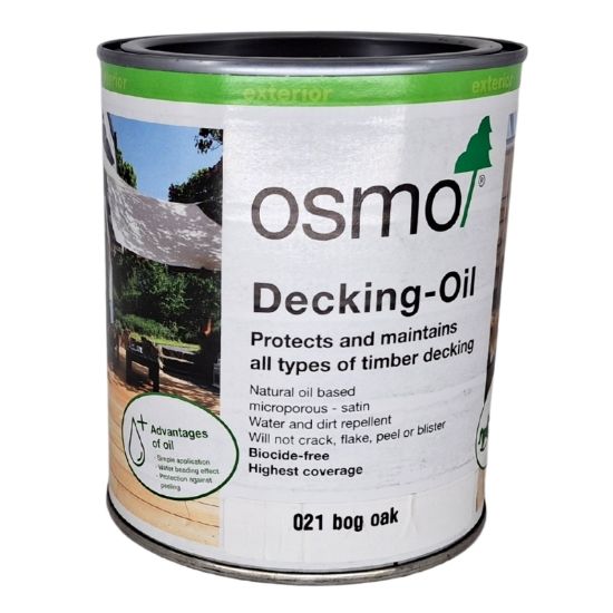 Picture of Osmo Decking Oil 021 Bog Oak 750ml