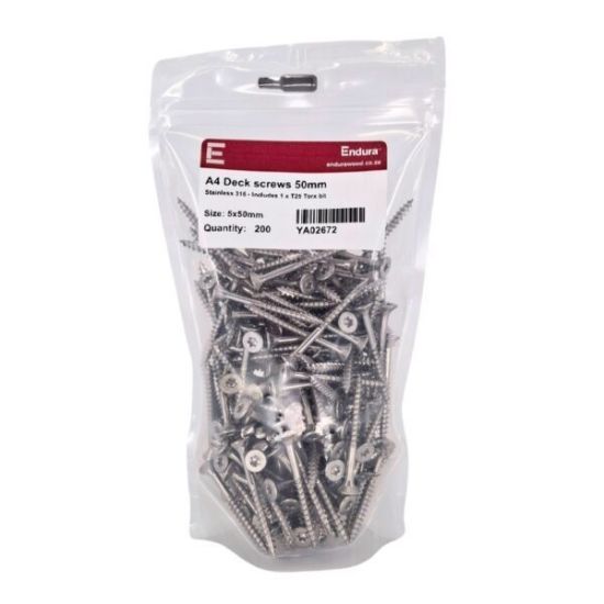 Picture of A4 Deck screw - 50mm (Pack of 200)