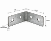 Picture of Bracket Galvanised 2mm  50x50x20mm 