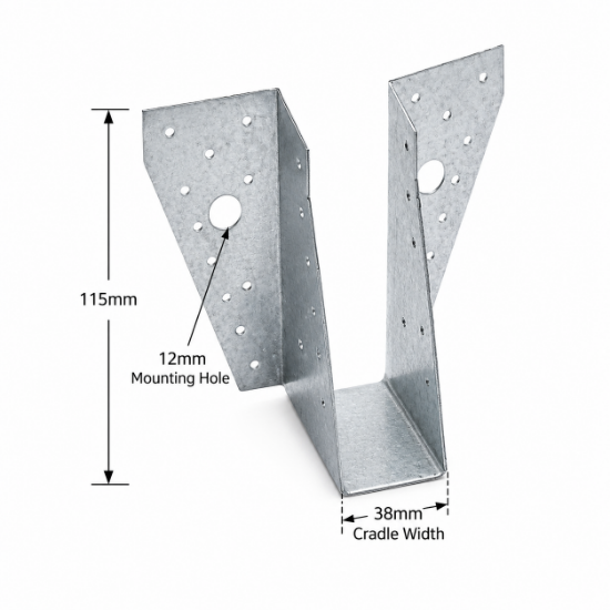 Picture of Economy 1.2mm Hanger bracket  38mm